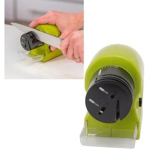 Allecto - Elektrische Messenslijper - Snel slijpen - Zwart - Keuken Gereedschap - Professioneel - Geschikt voor Alle Type Messen - Zwart Model - Multifunctioneel Keukenapparaat