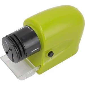 Allecto- Elektrische messenslijper - Keuken - Efficiënt - Bladslijpgereedschap - Keukenschaar - Schroevendraaier - Thuis - Geschikt voor alle messen - Zwart