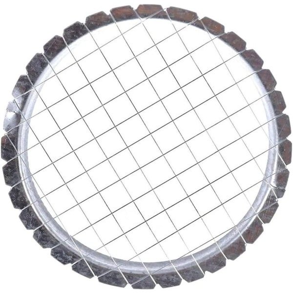 Allecto- Fruit Cube Cutter Rvs Ei Chopper Gekookte Ei Snijmachine En Seperator Ei Snijgereedschap Keukengerei En Gadget - Keukenapparaat - Roestvrij Staal - Handig in Gebruik - Geschikt voor Alle Eieren - Zilverkleurig Snijgereedschap.