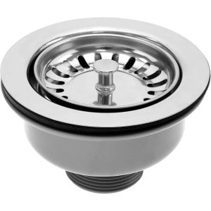 Allecto- Keukenaccessoire - Roestvrijstaal - Zeef - Keukenbakje - Stopper - Geschikt voor 83-90mm - Stuk - RVS Keuken Accessoire - Zilverkleurig.