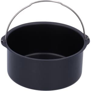 Allecto- Keukengereedschap - Bakplaat - Anti-aanbaklaag - Ronde vorm - Set van 3 - Accessoires - Friteuse Cake Pan - Geschikt voor Home Gebruik - Zwart Frituurpan Bakplaat Pizza Pan voor Keuken Thuisgebruik (35,56cm/14in)