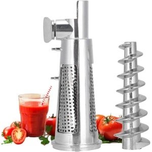 Allecto - Keukenmachine Accessoires - Onderdelen - Aluminium - Voor Thuis - Keuken - Eetkamer - Voedselzeefjes - Attachment - Tools - Mouw - Baffle