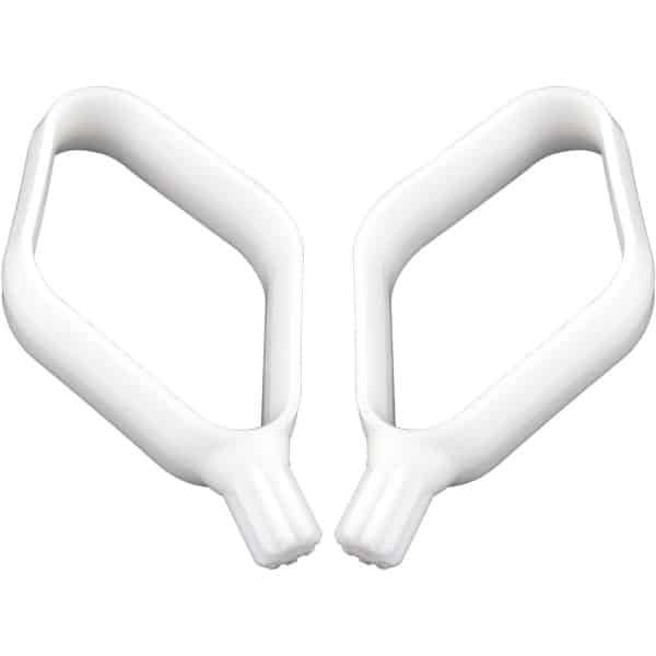 Allecto - Koekjesroerders - Mixeraccessoires - RVS - Deegroerders - Geschikt voor Bakken - Zilverkleurig 2st Accessoires voor Keuken Mixer, Te Gebruiken met Aandrijving - Zilverkleurig