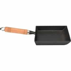 Allecto - Mini Koekenpan - Houten Handvat - Ijzer - Omelet Pot - Tamagoyaki Pannenkoeken - Thuis Keuken Kookgerei - Koken Accessoires.