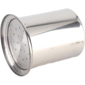 Allecto - Rietje houder - Opslag - Roestvrij staal - Servies - Eetstokjes - Vork - Geschikt voor merk - Stro houder - Lepel - L - Huis en keuken accessoire - Goudkleurig.