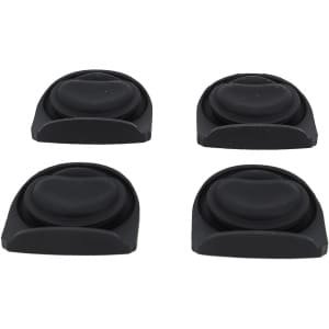 Allecto- Siliconen Antilekdeksel Set - Premium Kwaliteit - Zwart - Druppelstop - Universeel Formaat - Voorkomt Morsen en Spatten - Keuken Accessoire