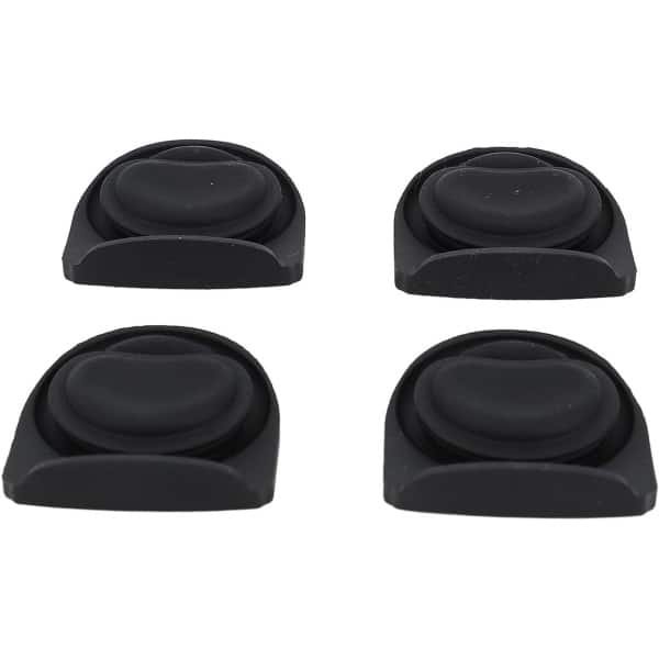 Allecto- Siliconen Antilekdeksel Set - Premium Kwaliteit - Zwart - Druppelstop - Universeel Formaat - Voorkomt Morsen en Spatten - Keuken Accessoire