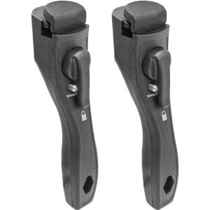 Allecto- Universeel Bakeliet Stuur Handvat - Keuken Accessoire - Zwart - Vervanging - Keukengerei - Geschikt voor Potten en Pannen (2 stuks)