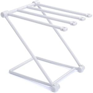 Allecto Vaatdoek Houder - Opvouwbaar - Multifunctioneel - Blauw/Grijs/Roze - Keuken Aanrecht Accessoire - Geschikt voor Drogen Vaatdoeken - Home Organisatie - Opvouwbaar Droogrek