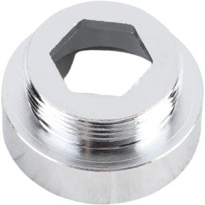 Allecto- Waterzuiveraar voor kraan - Waterbesparend - Koper - Keuken - Metalen adapter - Accessoires - Geschikt voor merk - Koperen model - Kraanadapter voor waterbesparing en zuivering (22 mm tot 24 mm)