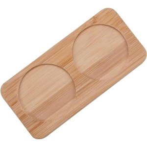 Allecto - Zout- en Pepermolen Dienblad - Accessoires Keuken - Thee Houder - Woondecoratie - Geschikt voor houten zout- en pepermolens - Bamboe model.