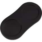 Allecto- Zout- en pepermolen - houten pepermolen - rusthouder - eettafel beschermer - shakers - zout accessoires - keuken opslag - woondecoratie ambachten - zwart 16 x 8,1 cm.