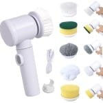 Automatische Elektrische Reinigingsborstel - Badkuip Keuken Tegels Raam - 5 Borstelkoppen