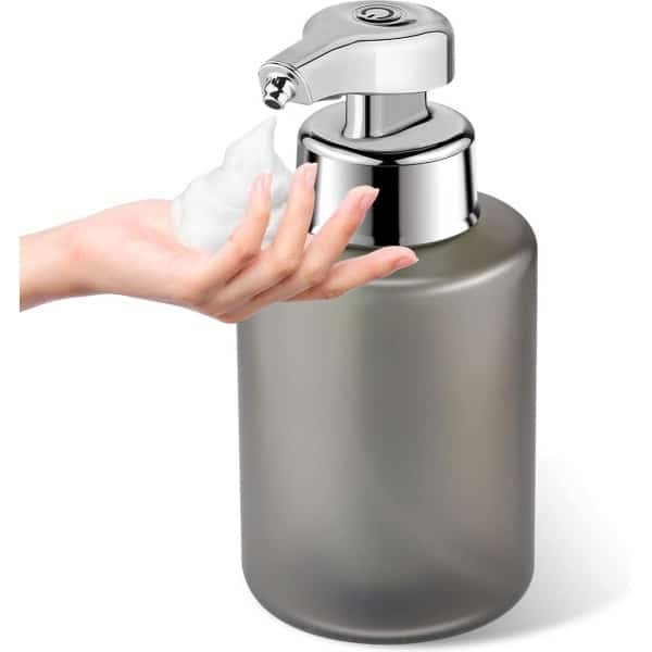 Automatische Handzeepdispenser Elektrische Sensor Schuimdispenser Grijs Badkamer Keuken