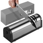 Azomor® Elektrische messenslijper met drie standen voor keuken en schaar