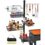 BBQ Caddy voor Buiten - Keuken Accessoires voor Barbecue, Camping en Picknick
