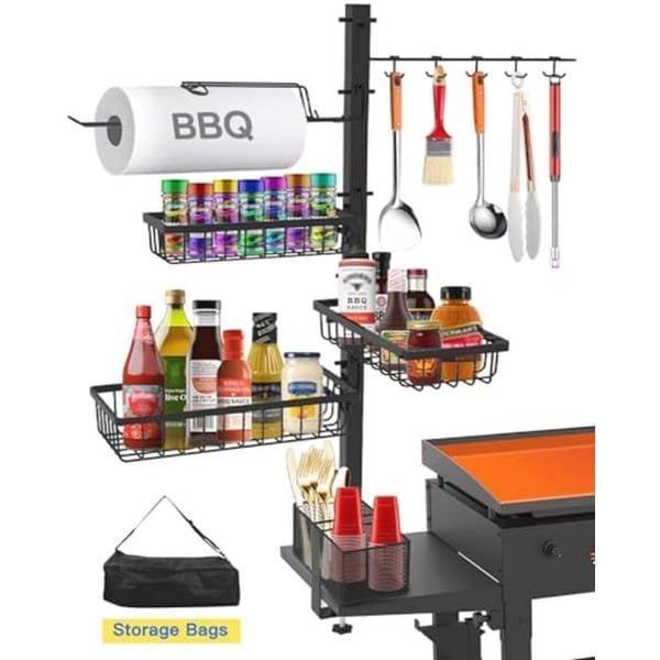 BBQ Caddy voor Buiten - Keuken Accessoires voor Barbecue, Camping en Picknick