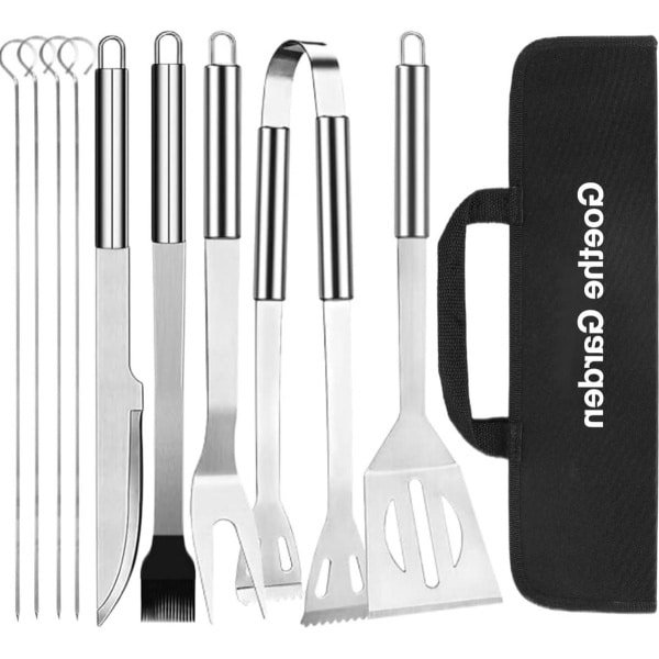 BBQ Grill Accessoires Set - 9 Stuks, Top Chef, Professionele Gereedschap, Outdoor Keuken