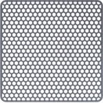 Beschermingsmat voor aanrecht - antislip rooster mat voor gootsteen - sneldrogende afwasmat voor spoelbakken - keuken accessoires voor huis - grijs.