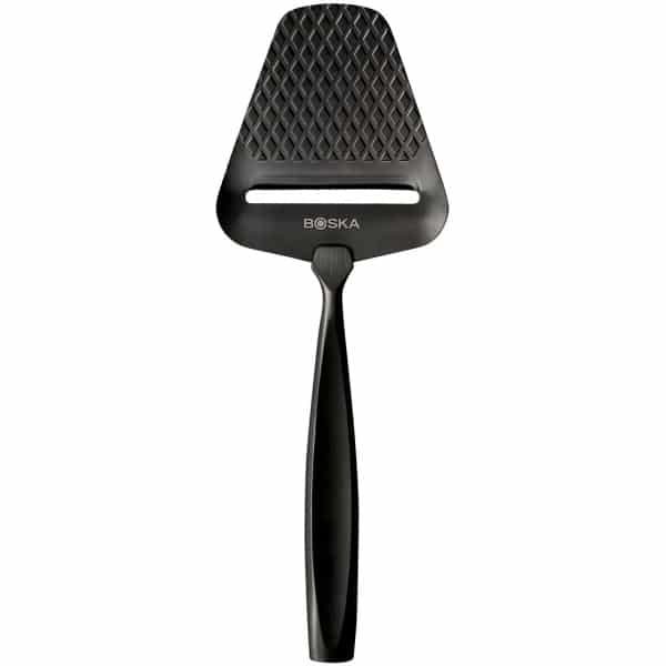 Boska Kaasschaaf Monaco+ Dark - Design kaasschaaf - Kaasschaaf voor harde kaas - Kaasschaaf donker - RVS - Vaatwasserbestendige kaasschaaf - Cadeautip - Keukengerei - Keuken accessoires - 10 jaar garantie