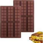 Chocolade Reep Mallen - Siliconen Mallen Voor Diepe Vierkante Roosters - Flexibele Snoep Mal - DIY Keuken Accessoires