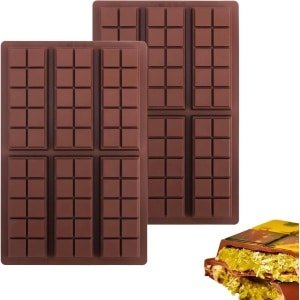 Chocolade Reep Mallen - Siliconen Mallen Voor Diepe Vierkante Roosters - Flexibele Snoep Mal - DIY Keuken Accessoires