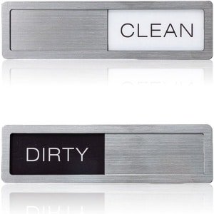 Clean / Dirty Sliding Board - Magnet - Dishwasher Plate - Keuken Accessoires - Keuken Gadgets