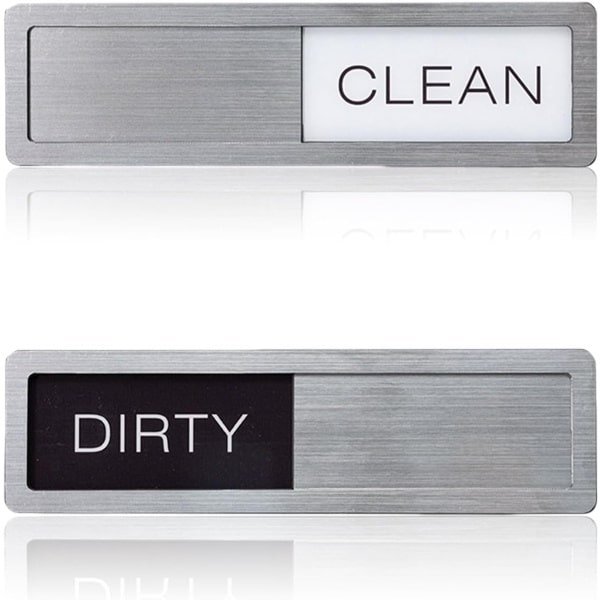 Clean / Dirty Sliding Board - Magnet - Dishwasher Plate - Keuken Accessoires - Keuken Gadgets