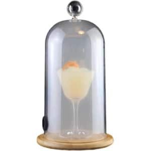 Cloche voor Etensdrankjes, Acryl koepel voor rokende cocktails, Accessoire voor cocktail roker in keuken, restaurant, bar en achtertuin, BBQ