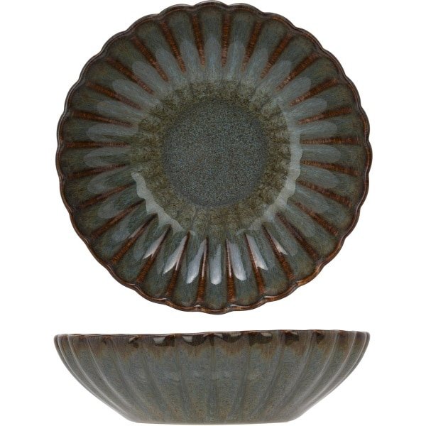 Cosy & Trendy Kleine Kommen Astera Ocean Blauw - Kom voor snacks - Kom voor desserts - Set van 4 - Vaatwasserbestendig - Keramiek - Ø 12 cm - Servies - Keuken accessoires