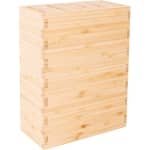 Cosy & Trendy Messenblok KitchenChef - Messenblok voor 9 messen - Modulaire indeling voor diverse formaten - Compact formaat - Duurzaam bamboe - 179 x 92 x 223 mm - Keukengerei - Keuken accessoires