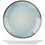 Cosy & Trendy Ontbijtborden Fez Blauw ø 23 cm - Set van 4 borden voor ontbijt - Dessertborden voor gebak en snacks - Vaatwasserbestendig - Stevig keramiek - Ø 230 mm - Servies - Keuken accessoires - 1 jaar garantie