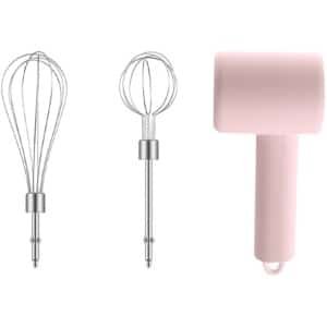 Crrynuo 1 Stuk - Elektrische Handmixer - Handbediende Eierklopper - Roze - Met ABS En Rvs - Met Meerdere Snelheidsniveaus - Voor Keuken En Bakstudio's