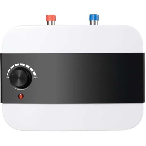 DIMICO - Doorstroomverwarmer - Elektrische boiler - Keukenboiler - Wit - Boilers keuken - 6L watertank - Mini - 1500W - Compact