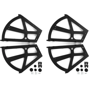 Draaiend Rek voor Meubels - Set van 4 Stuks - Kast Accessoire voor Schoenen Lade - Voor Keuken en Woonkamer - Handig en Praktischategic Keukenwonder.