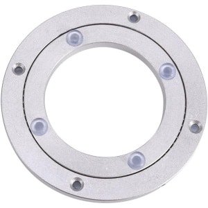 Draaitafel Lager 8 inch voor Ronde Eettafel - Heavy Duty en Glad Roterend - Keuken Accessoire met Aluminium Constructie