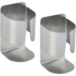 EMNIMQ 2PCS Wandmontage voor elektrische tandenborstels Universele tandenborstelhouder - Tandenborstelhouder RVS Universele elektrische tandenborstelhouder voor badkamer en keuken, zonder boren