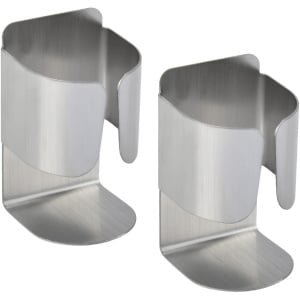 EMNIMQ 2PCS Wandmontage voor elektrische tandenborstels Universele tandenborstelhouder - Tandenborstelhouder RVS Universele elektrische tandenborstelhouder voor badkamer en keuken, zonder boren