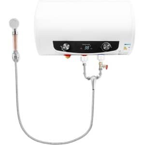 Elektrische Boiler 70L - Horizontale Warmwaterboiler Keuken - Verstelbare Temperatuur 25-75°C - 2000W