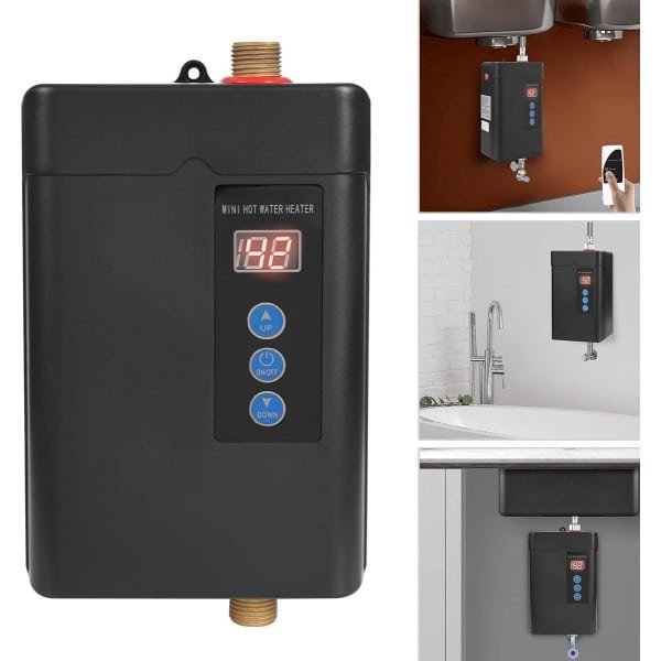 Elektrische Doorstroomboiler 5L 5000W - Direct Warm Water voor Keuken en Badkamer