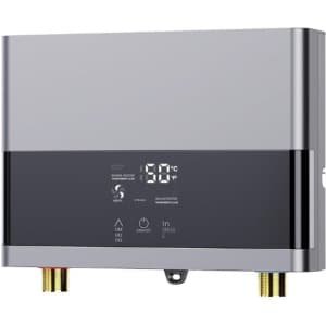 Elektrische Doorstroomwaterverwarmer - 6000W - 220V - Direct Warm Water - Wandmontage Mini - LED Temperatuurweergave - Voor Keuken