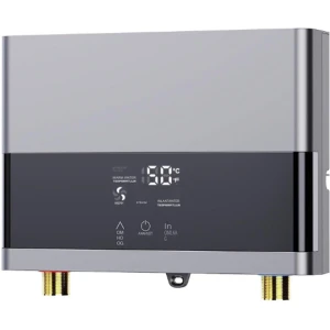 Elektrische Doorstroomwaterverwarmer - 6000W - 220V - Direct Warm Water - Wandmontage Mini - LED Temperatuurweergave - Voor Keuken