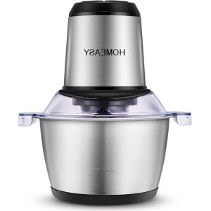 Elektrische Hakmolen Voor Keuken - 350 W Met 2 Liter Container - 2 Snelheden 4 Messen Universele Hakmolen voor Vlees Uien Fruit Groenten