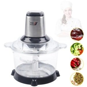 Elektrische Vleesmolen - Capaciteit 5 liter - Roestvrijstalen Messen - Keuken - Thuisrestaurant - Wit - 300W - Geschikt voor Vlees - Compact Model - Bol.com