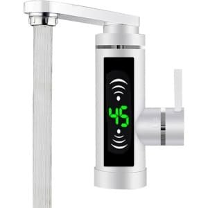 Elektrische Warmwaterkraan met LED Temperatuurweergave voor Keuken en Badkamer (3000W)