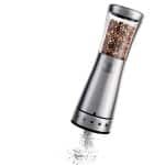 Elektrische molen, zoutpepermolen voor keuken, automatische pepermolen voor keuken, verstelbare elektrische molen, navulbare zoutpepermolen, elektrische maalmolen, elektrische molen