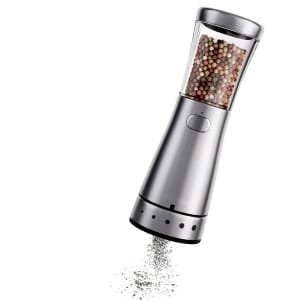 Elektrische molen, zoutpepermolen voor keuken, automatische pepermolen voor keuken, verstelbare elektrische molen, navulbare zoutpepermolen, elektrische maalmolen, elektrische molen