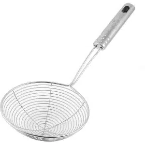 Frituur vergiet - frituurschep - Schuimspaan Vergietlepel - Frituurspaan -Gebakken Filter-frituurschep-Keuken Zeef - Bakken Koken Tools - Keuken Accessoires