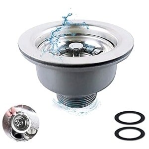 Geavanceerde RVS Zeef voor Keuken Gootsteen | Afvalmand en Afvoer Accessoires (114mm)