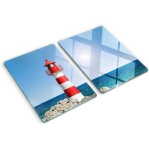 Gehard Glazen Keuken Accessoire - Kookplaat Bescherming en Snijplank